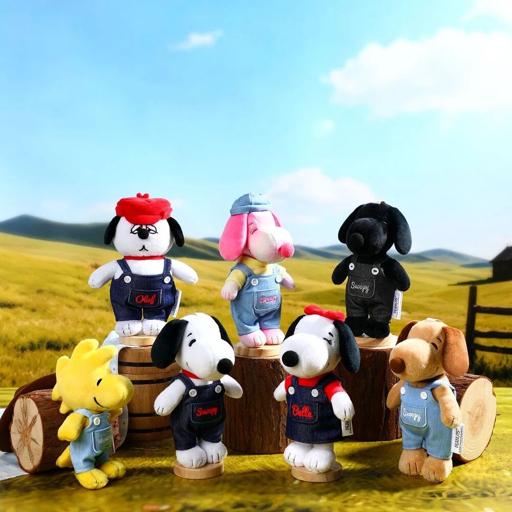 Peanuts - Peanuts x VIPO Denim Series Plush Keychain Blind Box