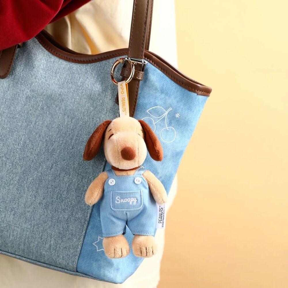 Peanuts - Peanuts x VIPO Denim Series Plush Keychain Blind Box