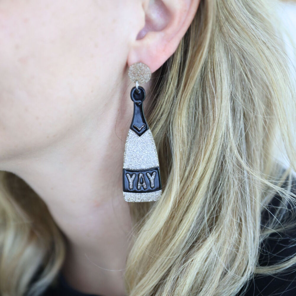 Splosh Celebration Earrings - Champagne