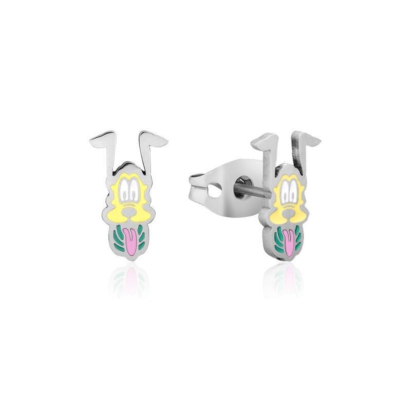 Couture Kingdom - Disney - Stainless Steel Pluto Enamel Stud Earrings