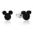 Couture Kingdom - Disney - Mickey Mouse Stud Earrings Black