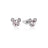 Couture Kingdom - Disney - Stainless Steel Mickey April Birthstone Stud Earrings