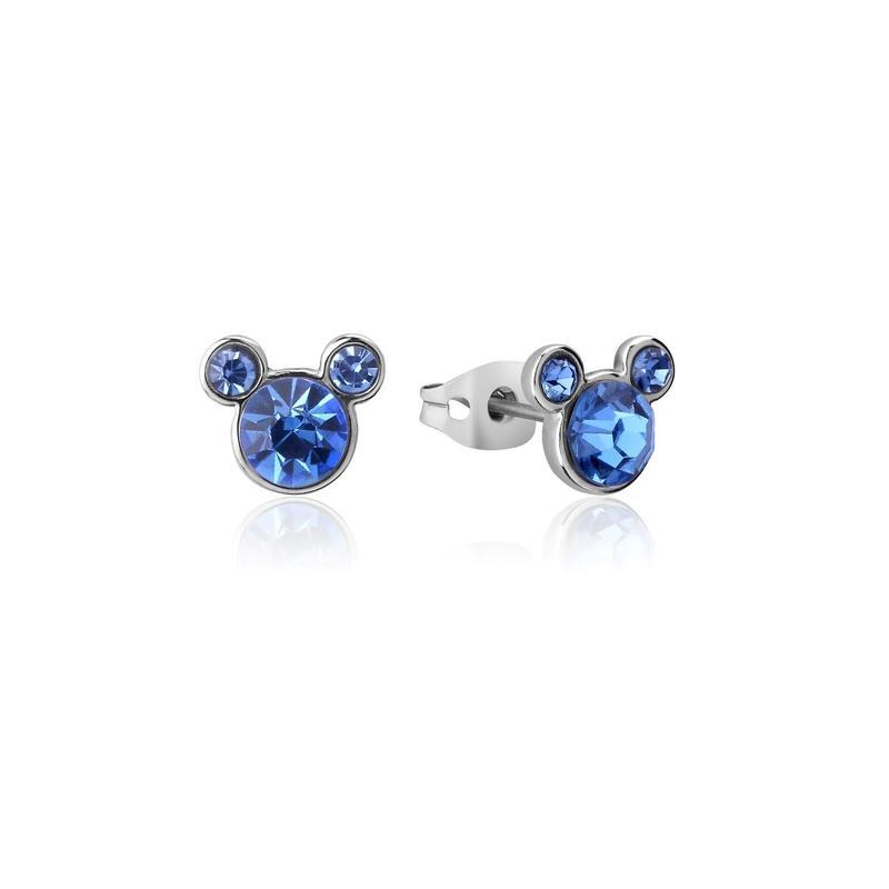 Couture Kingdom - Disney - Stainless Steel Mickey September Birthstone Stud Earrings