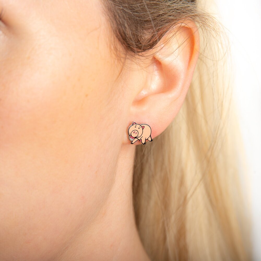 Couture Kingdom - Disney - Toy Story Hamm Stud Earrings