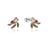 Couture Kingdom - Disney - Finding Nemo Squirt Enamel Stud Earrings
