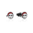 Couture Kingdom - Disney - Nightmare Before Christmas Jack Skellington Sandy Claws Stud Earrings