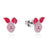 Disney Couture Kingdom - Winnie the Pooh - Piglet Enamel Stud Earrings