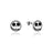 Couture Kingdom - Disney D100 - Jack Skellington Stud Earrings