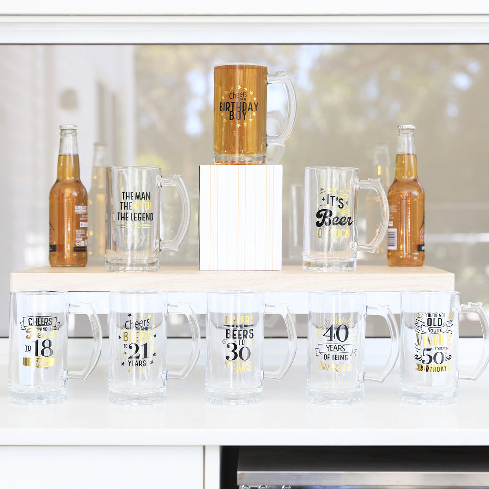 Splosh Sip Celebration Beer Glass - The Man