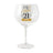 Splosh Sip Celebration Balloon Glass - 21st