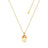 Disney Couture Kingdom - Minnie Mouse - Enamel Necklace Gold