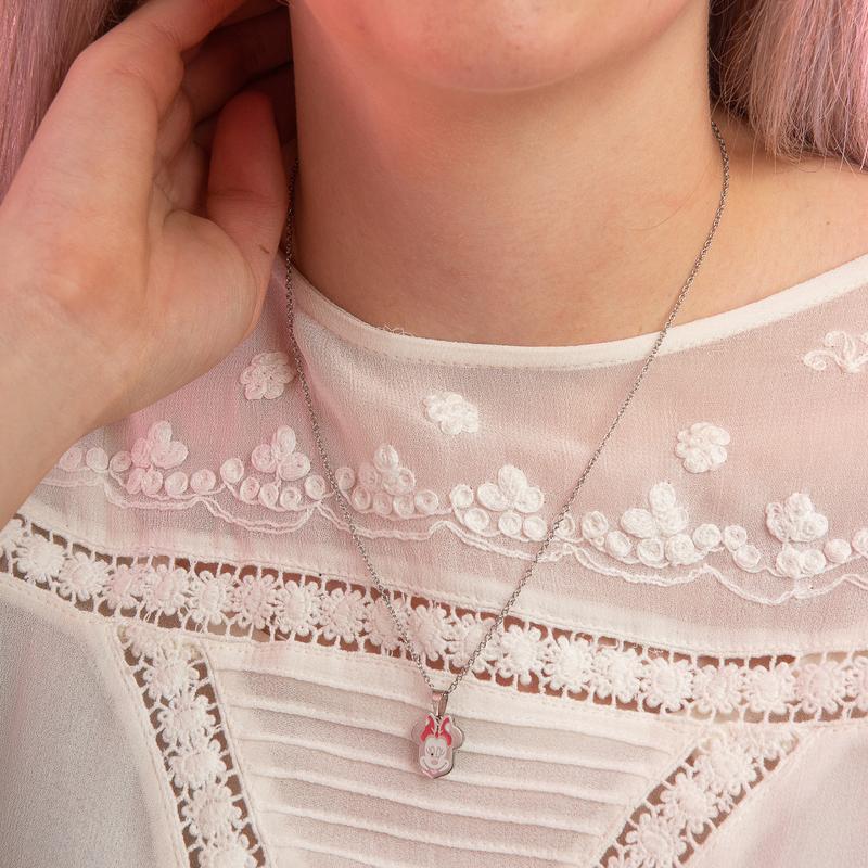 Couture Kingdom - Disney - Minnie Mouse Enamel Necklace