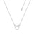 Couture Kingdom - Disney - Minnie Mouse Outline Necklace