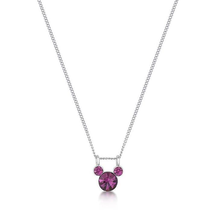 Couture Kingdom - Disney - Mickey February Birthstone Necklace