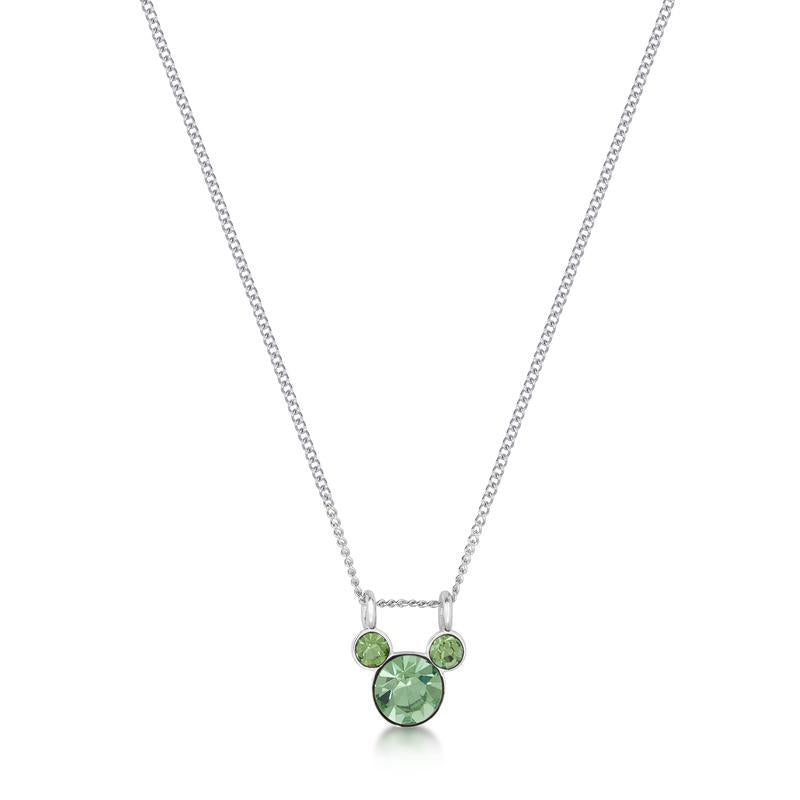Couture Kingdom - Disney - Mickey August Birthstone Necklace