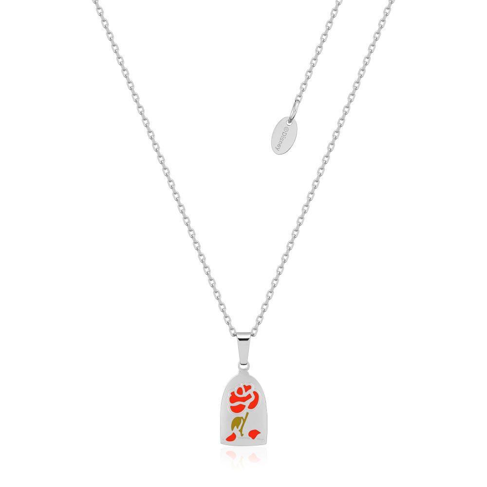 Couture Kingdom - Disney - Beauty and the Beast Enchanted Rose Necklace