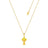 Couture Kingdom - Disney - Beauty and the Beast Lumiere Necklace Yellow Gold