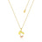 Couture Kingdom - Disney - Beauty and the Beast Chip Necklace Yellow Gold