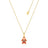 Couture Kingdom - Disney - Beauty and the Beast Cogsworth Necklace Yellow Gold