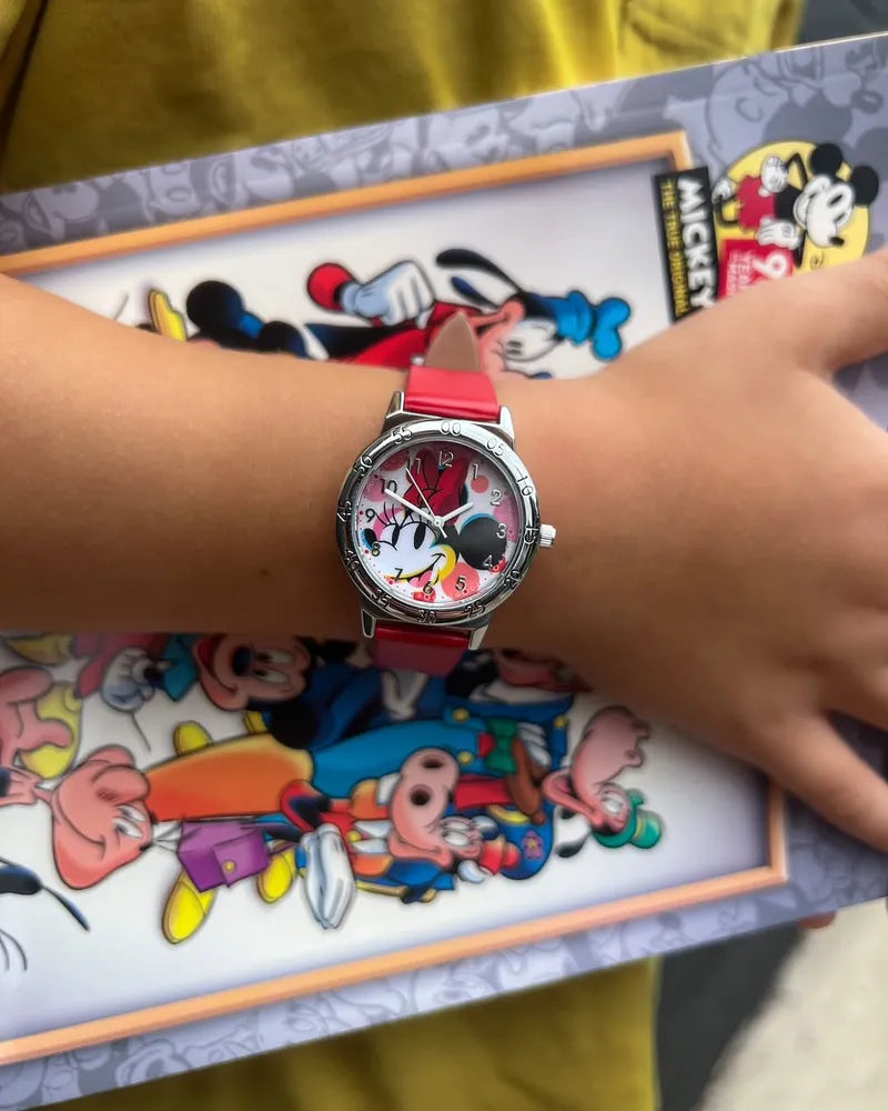 Disney Couture Kingdom - Minnie Mouse - Time Teacher Watch Red