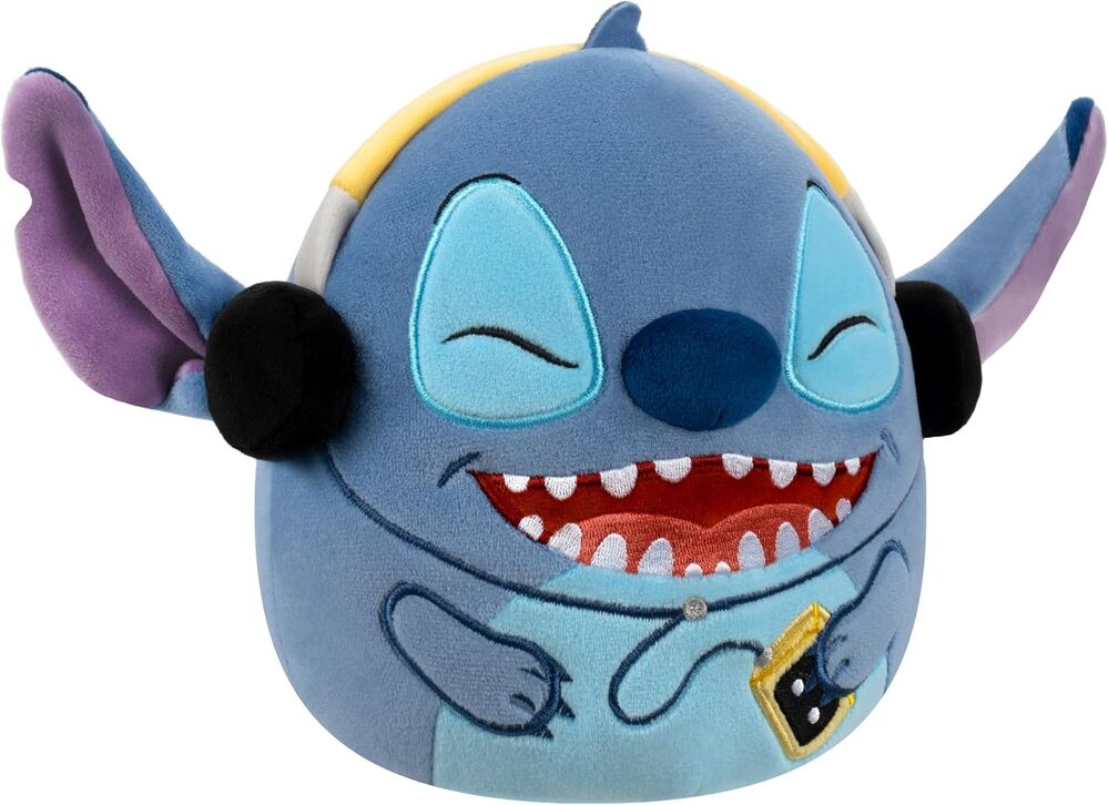 Squishmallows - Disney Stitch with Headphones 10"