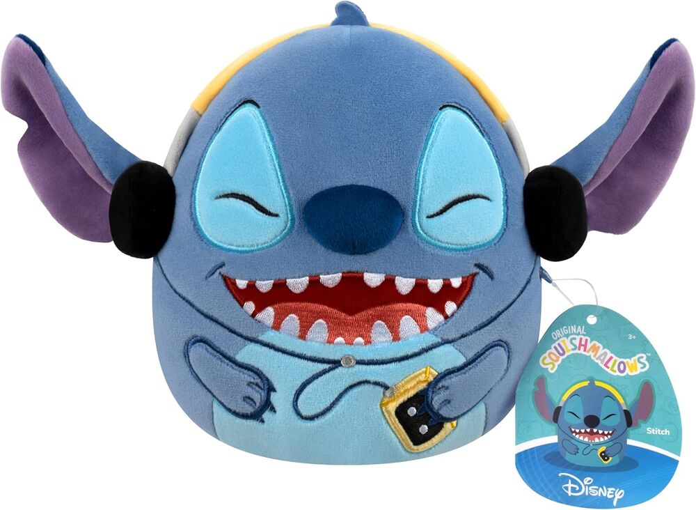Squishmallows - Disney Stitch with Headphones 10"