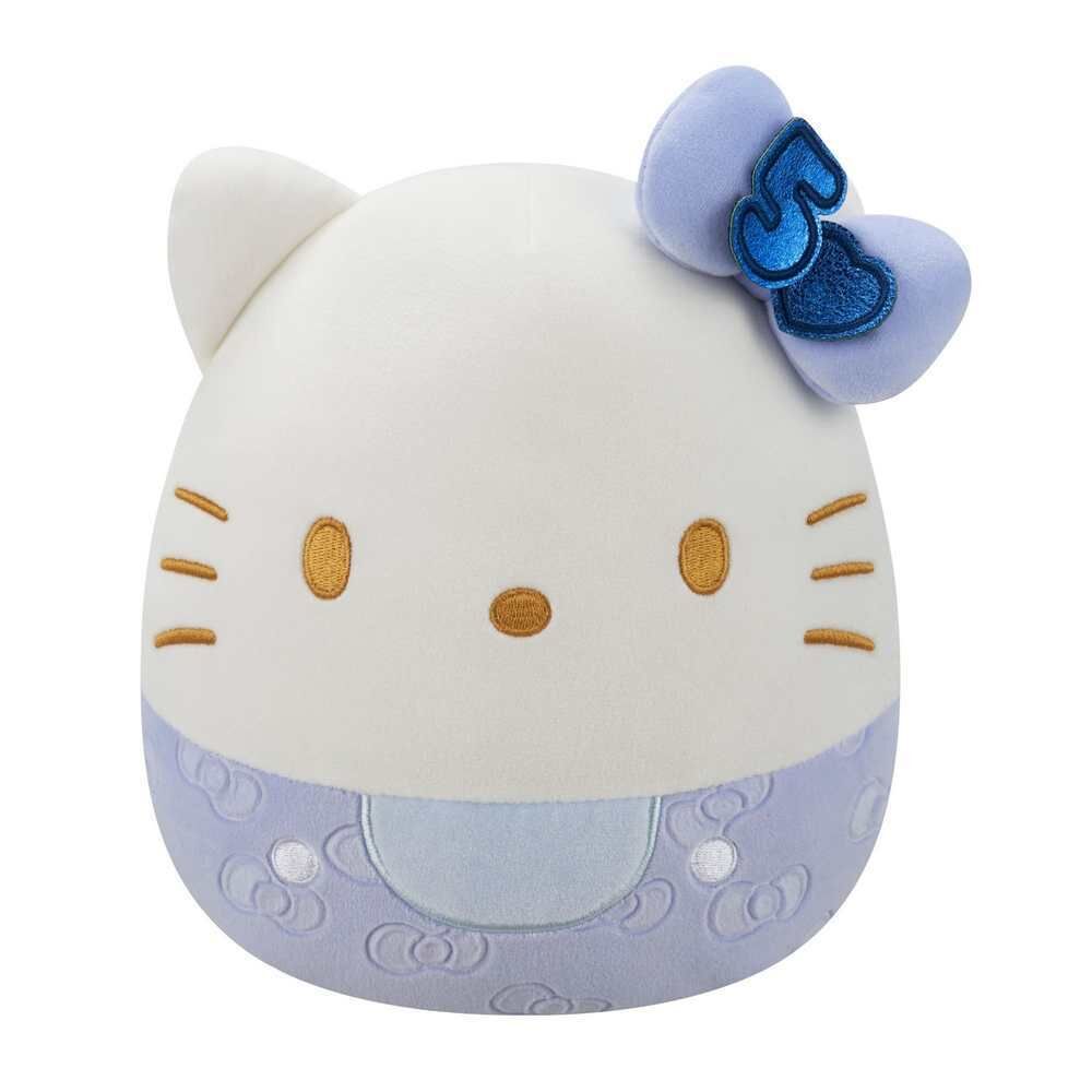Squishmallows - Sanrio Hello Kitty 50th Anniversary Blue Bows 8"