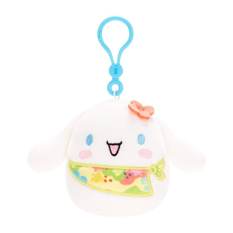 Squishmallows - Sanrio Cinnamoroll Tropical Food Treats Clip-On 3.5"