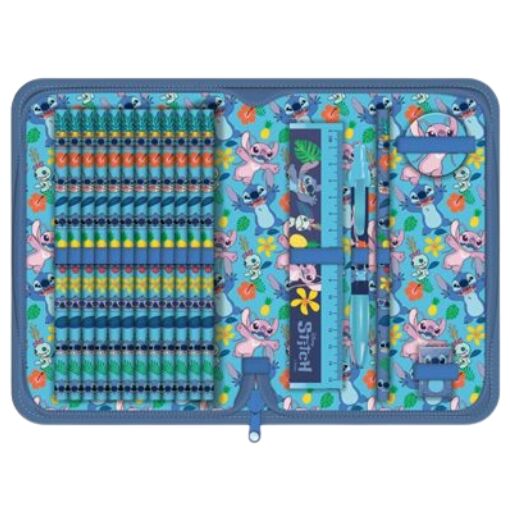 Impact Merch - Disney Lilo & Stitch Core Blue Filled Pencil Case