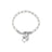 Disney Couture Kingdom Precious Metal - Minnie Mouse - Pearl Bracelet Silver