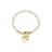 Disney Couture Kingdom Precious Metal - Minnie Mouse - Pearl Bracelet Gold