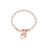 Disney Couture Kingdom Precious Metal - Minnie Mouse - Pearl Bracelet Rose Gold