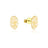Disney Couture Kingdom - Princess and the Frog - Princess Tiana Stud Earrings Yellow Gold