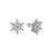 Disney Couture Kingdom - Frozen 2 - Anna Crystal Snowflake Stud Earrings