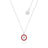 Disney Couture Kingdom - Frozen 2 - July Birthstone Snowflake Necklace