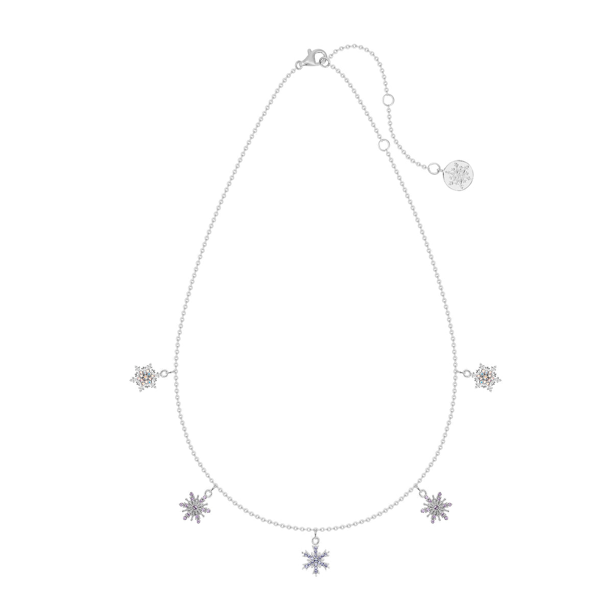 Disney Couture Kingdom - Frozen 2 - Elsa Crystal Snowflake Necklace