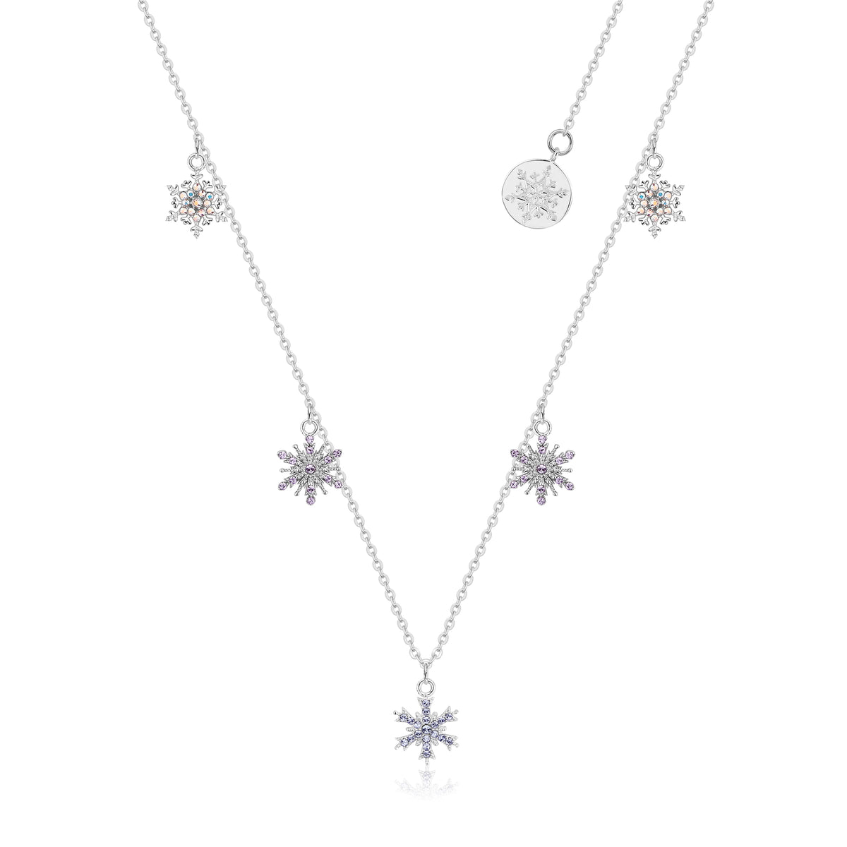 Disney Couture Kingdom - Frozen 2 - Elsa Crystal Snowflake Necklace