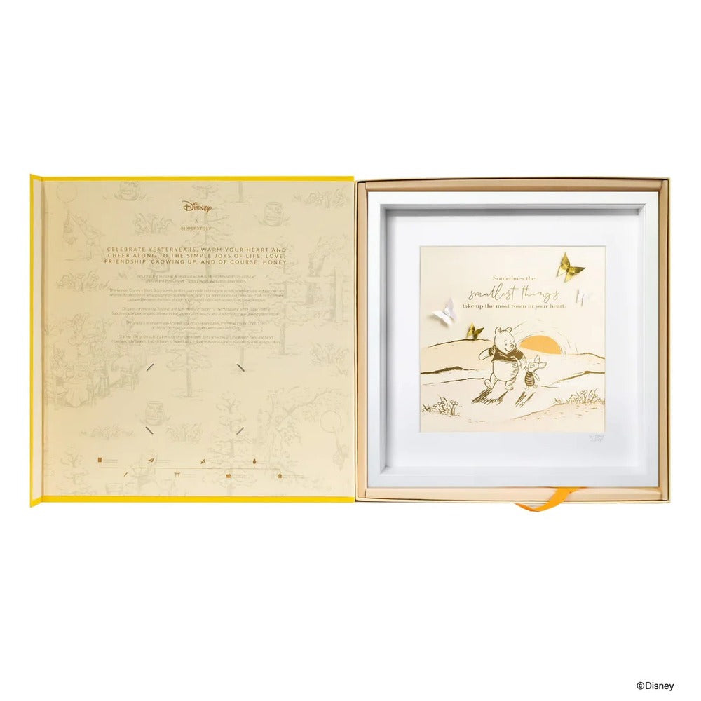 Disney X Short Story Large Wall Art - Pooh & Piglet Smallest Things