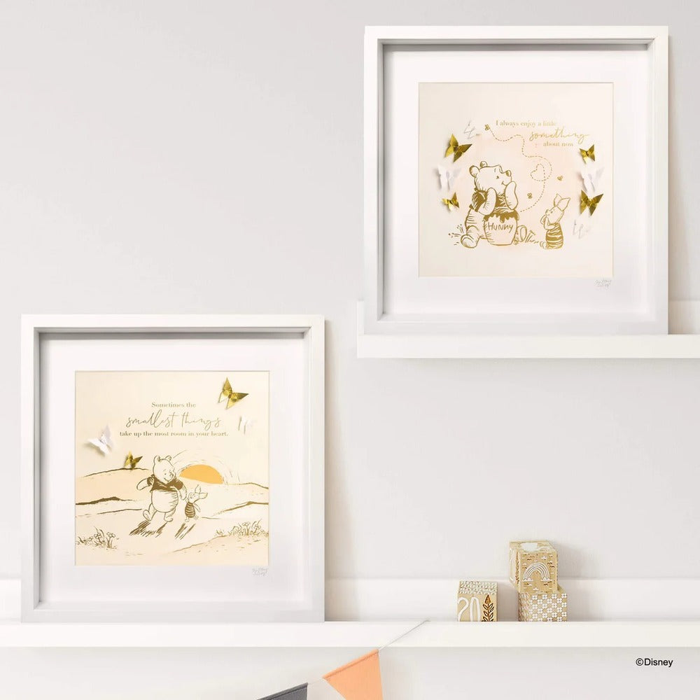 Disney X Short Story Large Wall Art - Pooh & Piglet Smallest Things