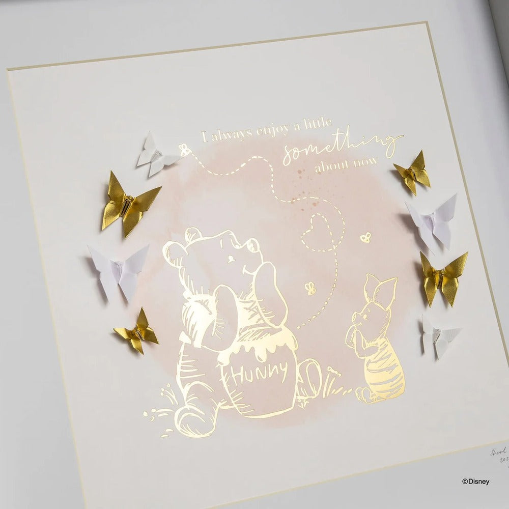 Disney X Short Story Large Wall Art - Pooh & Piglet Enjoy Something
