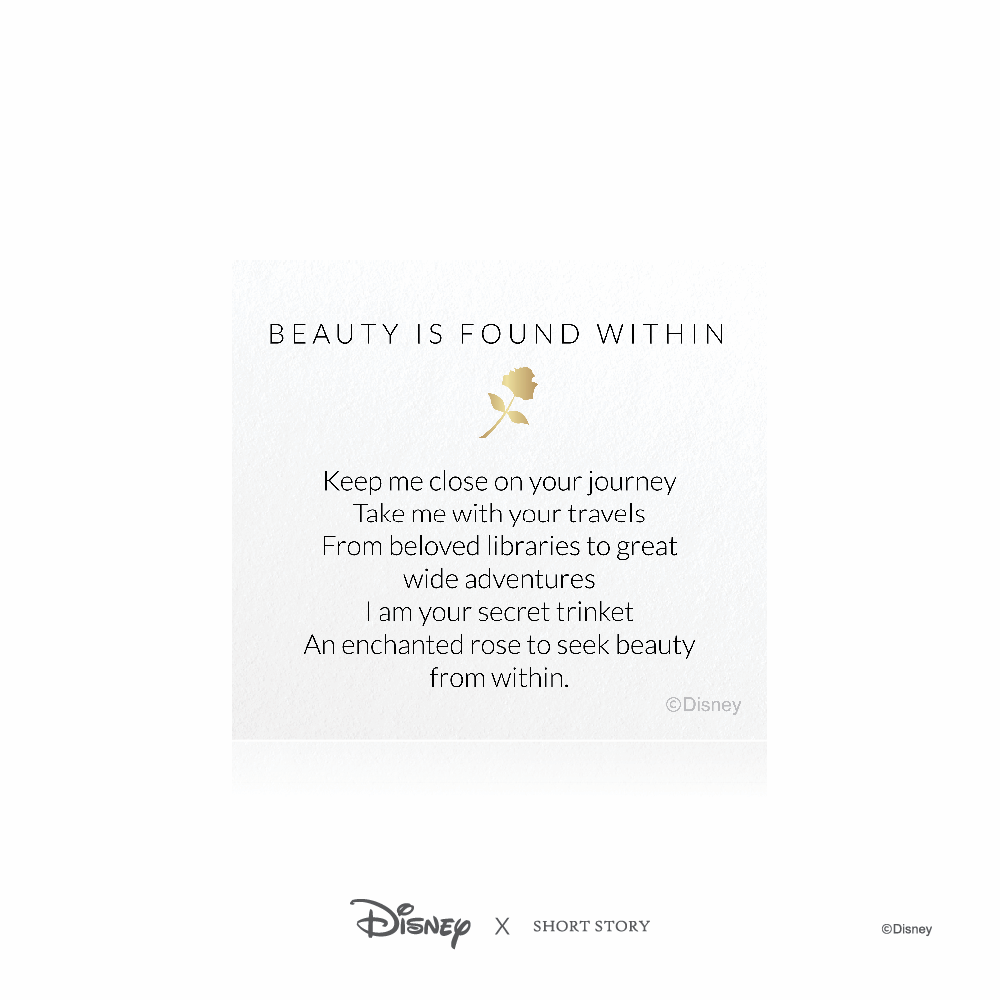 Disney x Short Story Trinkets Pouch - Beauty & The Beast