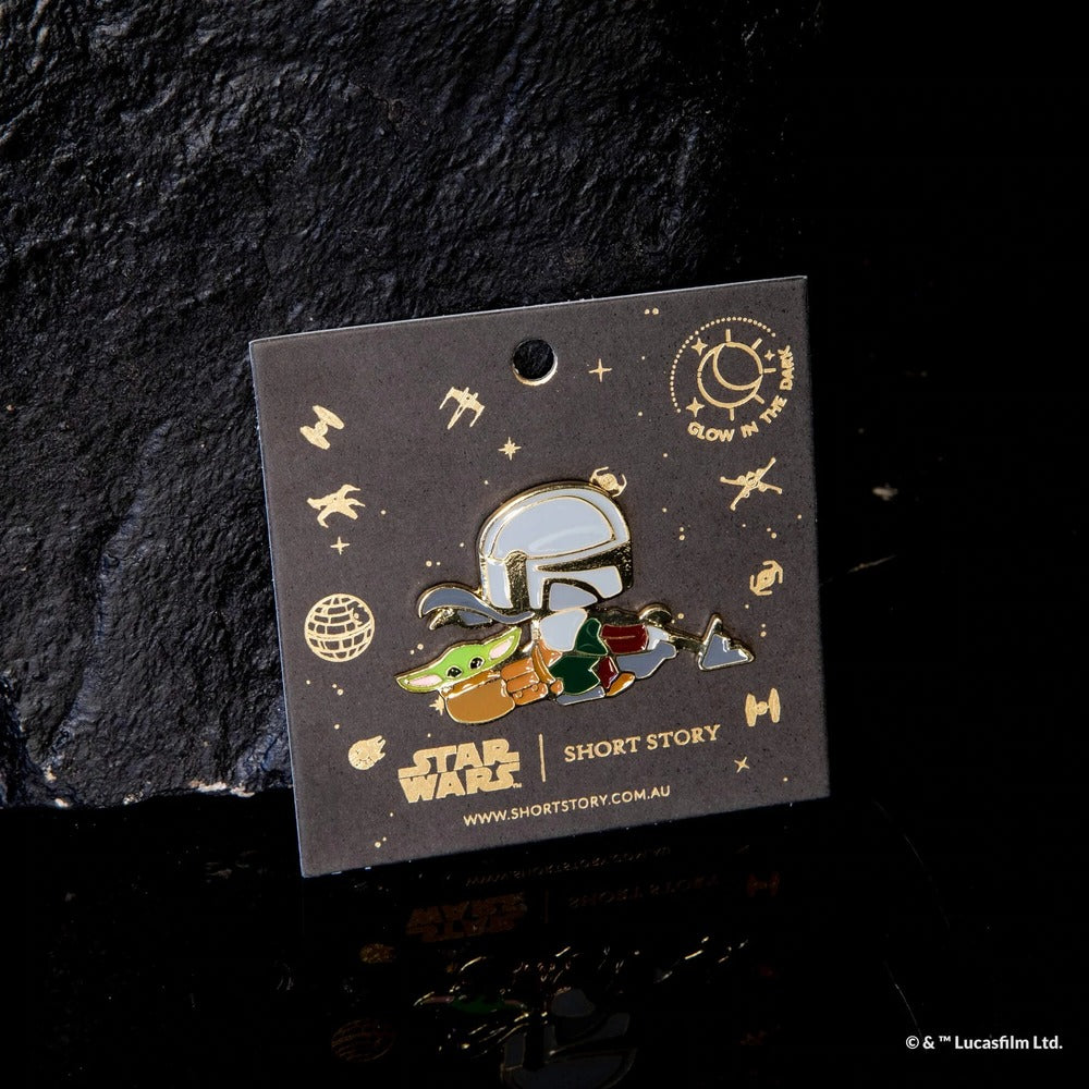 Star Wars x Short Story Enamel Pin - Mandalorian