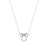 Disney Couture Kingdom Precious Metal - Minnie Mouse - Crystal Outline Necklace