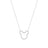 Disney Couture Kingdom Precious Metal - Mickey Mouse - Crystal Outline Necklace