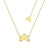 Disney Couture Kingdom - Cinderella - Pumpkin Carriage Necklace Yellow Gold