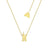 Disney Couture Kingdom - Cinderella - Cinderella Castle Necklace Yellow Gold