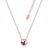 Disney Couture Kingdom Precious Metal - Mickey Mouse - Necklace Rose Gold