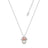 Disney Couture Kingdom Precious Metal - Minnie Mouse - Pearl Necklace Silver
