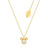 Disney Couture Kingdom Precious Metal - Mickey Mouse - Pearl Necklace Gold