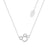 Disney Couture Kingdom Precious Metal - Mickey Mouse - Pearl CZ Necklace Silver